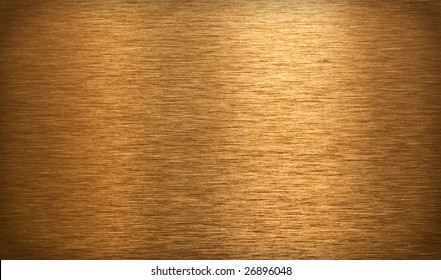 Bronze Brushed Plate Or Texture