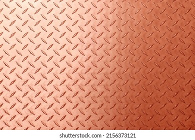 bronze or copper texture with diamond print, metal background. - Shutterstock ID 2156373121