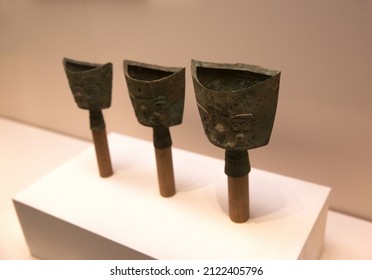 Bronze cymbals of cultural relics in the National Museum of China