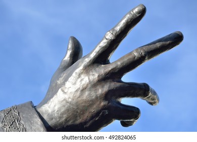 Bronze Hand Reaching Outward Stock Photo 492824065 | Shutterstock