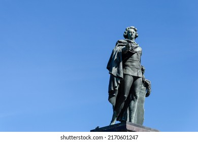 Bronze Monument Of King Gustav III Stockholm - Sweden