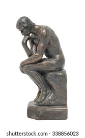bronze sculpture thinker