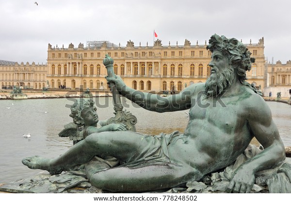 Bronze Sculpture Water Garden Palace Versailles Stock Photo Edit