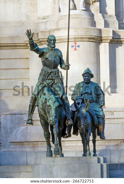 Bronze Statue Don Quixote Sancho Panza Stock Photo 266722751 | Shutterstock