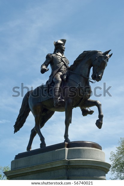 Bronze Statue George Washington On Horse Stock Photo (Edit Now) 56740021