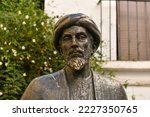 Bronze statue of Moshe Ben Maimon or Ben Maimonides, Jewish philosopher 1135-1204 in Cordoba in Spain.