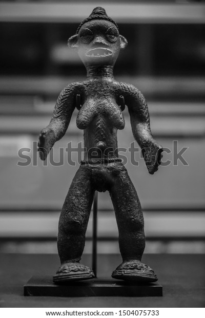 Bronze Statue Naked Woman Bare Goddess Stock Photo Shutterstock