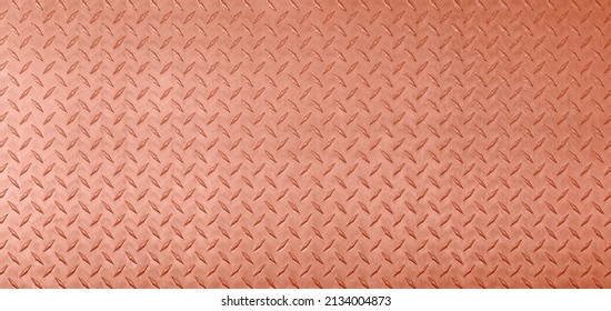 bronze texture with diamond embossed, copper metal background. - Shutterstock ID 2134004873