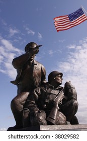 Bronze War Monument Of Utah Beach