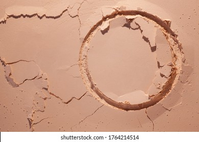 Bronzer Or Compact Powder Beige Nude Textured Background