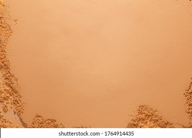 Bronzer Or Compact Powder Beige Nude Textured Background