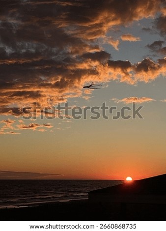 Brooding Sunset at the Beach