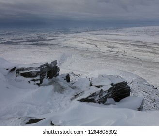 Brooding Winter Landscape, Ingleborough North Yorkshire