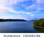 Brookeville Lake Reservoir View From The Dam.