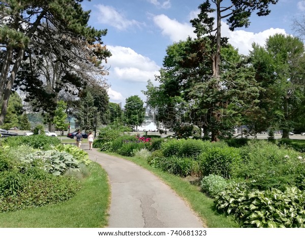 Brooklyn Botanic Garden New York Parks Outdoor Stock Image