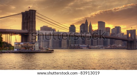 Similar – Image, Stock Photo Tower Bridge in dusk light.