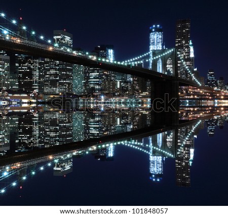 Similar – Brooklyn Bridge south view