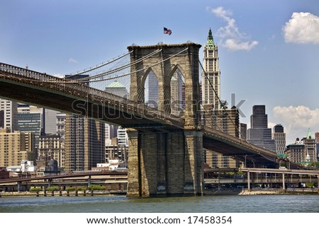 brooklyn bridge, new york, usa