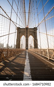 Brooklyn Bridge No People During Pandemic