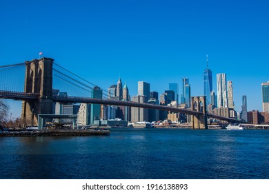 Brooklyn Bridge In NYC (Brooklyn Side)