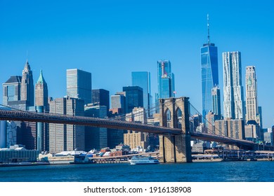 Brooklyn Bridge In NYC (Brooklyn Side)