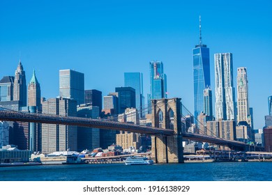 Brooklyn Bridge In NYC (Brooklyn Side)