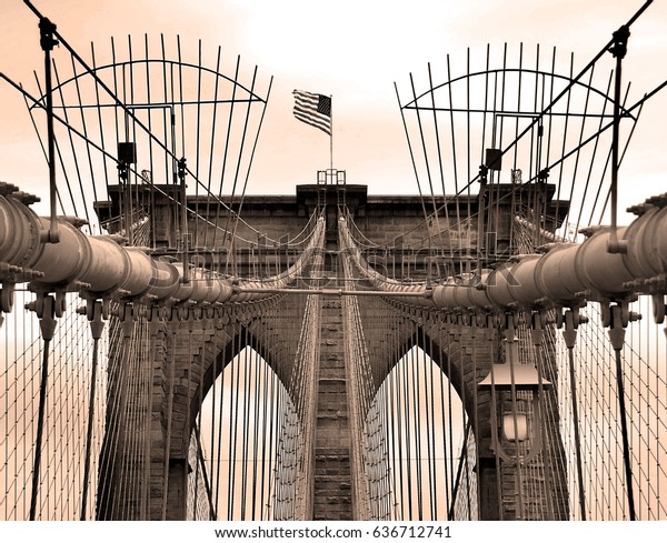 The Brooklyn Bridge is one of the oldest suspension bridges in the ...