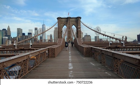 Brooklyn bridge panorama