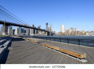 Brooklyn Bridge & Park Benches