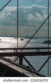 Brooklyn Bridge Side Liberty Statue Views