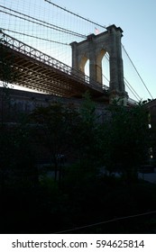 Brooklyn Bridge At Sunset