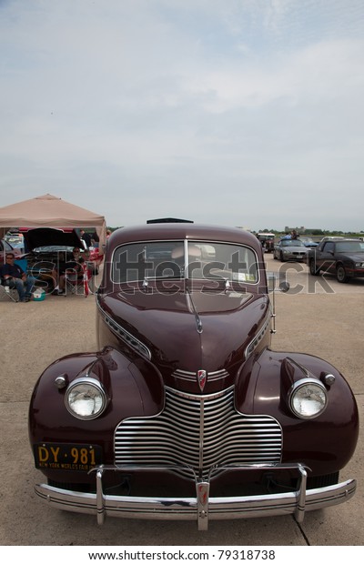 BROOKLYN, NEW YORK - JUNE 12: 1940 Chevrolet Special\
Deluxe at the Antique Automobile Association of Brooklyn Dust Off\
Car Show on June 12, 2011 at Floyd Bennett Field in Brooklyn, New\
York, USA.