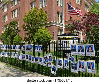 BROOKLYN, NEW YORK - May 9, 2020:   James Madison High School, Class Of 2020.