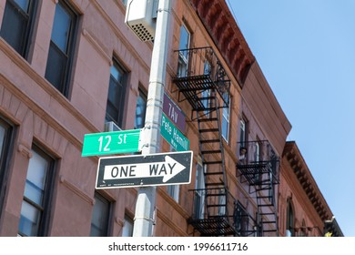 Brooklyn, New York USA  06-24-2021:  Park Slope Street Named For Late Post Columnist And Editor Pete Hamill Way