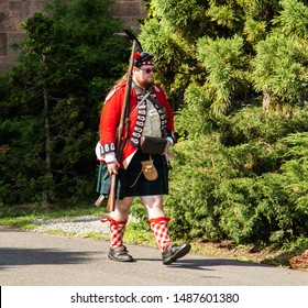 Brooklyn, New York, USA - August 25, 2019: Greenwood  Cemetery Battle Of Brooklyn During Revolutionary War