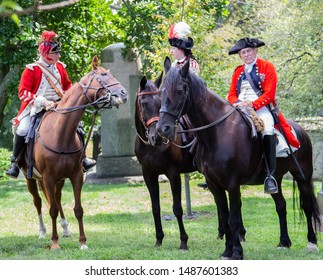 Brooklyn, New York, USA - August 25, 2019: Greenwood  Cemetery Battle Of Brooklyn During Revolutionary War