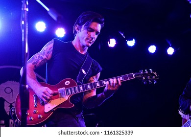 Brooklyn, NY; Jan 2018 - Drake Bell Rips On An Electric Guitar During A Concert Performance