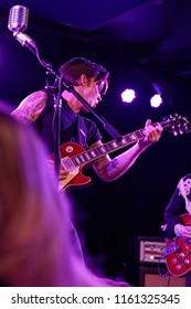 Brooklyn, NY; Jan 2018 - Drake Bell Rips On An Electric Guitar During A Concert Performance