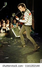 Brooklyn, NY; Jan 2018 - Full Body Shot Of Drake Bell As He Performs An Acoustic Show