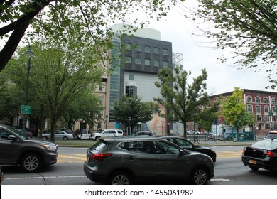 Brooklyn NY July 18 2019 Jewish Children's Museum On Eastern Park Way And Kingston Ave In Crown Heights On A Sunny Summer Day In Brooklyn NY