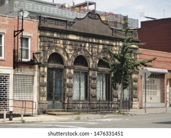 Brooklyn, NY - September 12 2012: Exterior Of The International Paper Museum On Grand Street