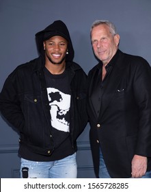 Brooklyn, NY, USA - November 19, 2019: Saquon Barkley And Steve Tisch Attend Apple TV+ Premiere Of 