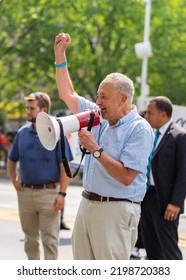 Brooklyn NY USA September 5, 2022. U.S. Majority Leader Chuck Schumer At The West Indian Day Parade In Brooklyn. 