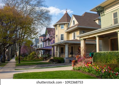 Brooklyn Suburb In The Spring