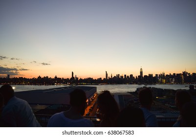 Brooklyn Sunset From Rooftop