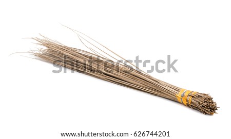 Broom isolated on White Background 