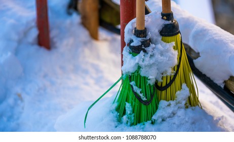 Broom Snow Landscape