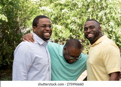 Brothers Hanging Out Talking And Laughing