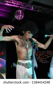 Brovary, Ukraine, 30.12.2006 Soloist Of Boney M Bobby Farrell Is Singing On The Stage