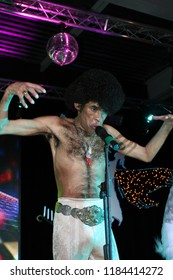 Brovary, Ukraine, 30.12.2006 Soloist Of Boney M Bobby Farrell Is Singing On The Stage